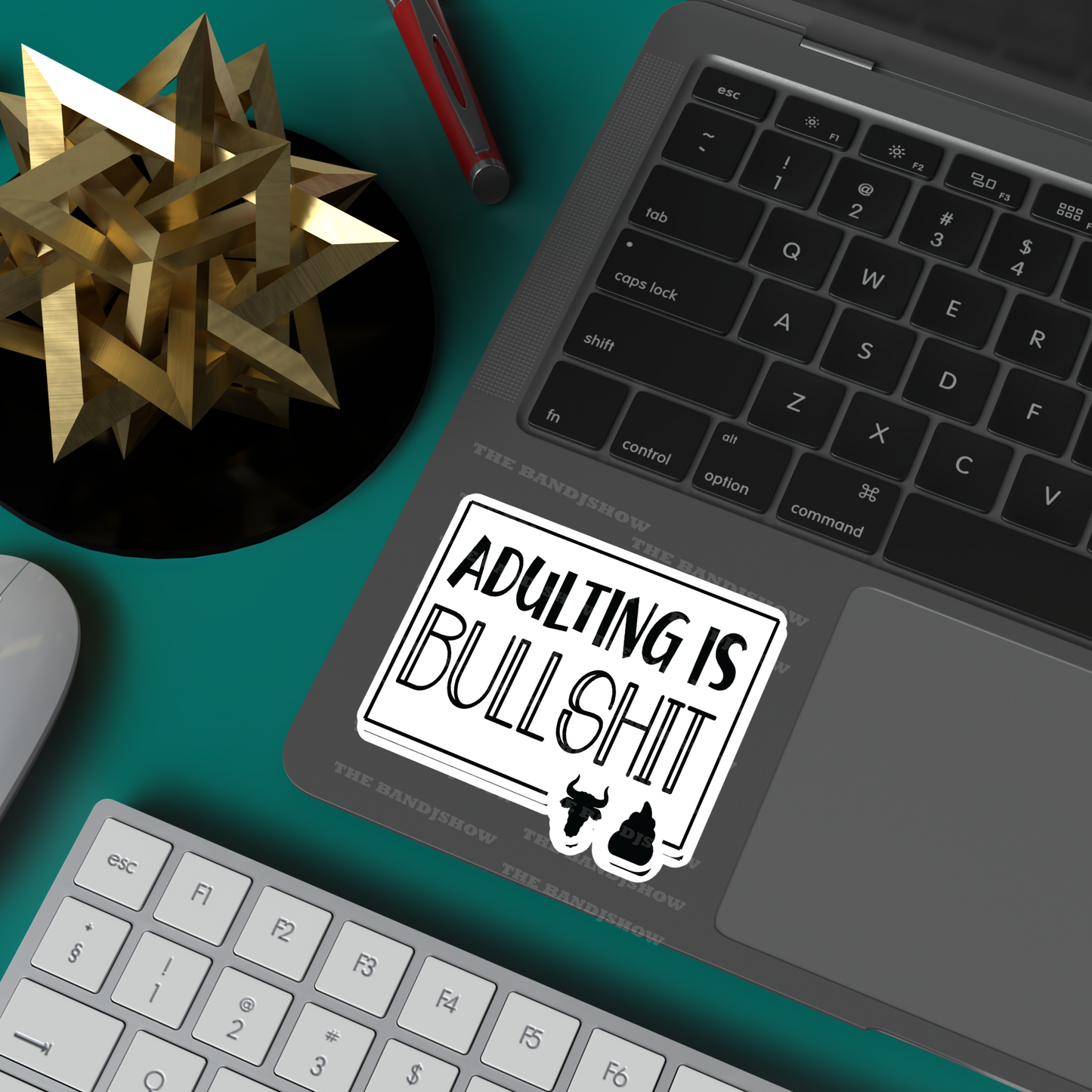 Adulting is Bullshit Vinyl Sticker