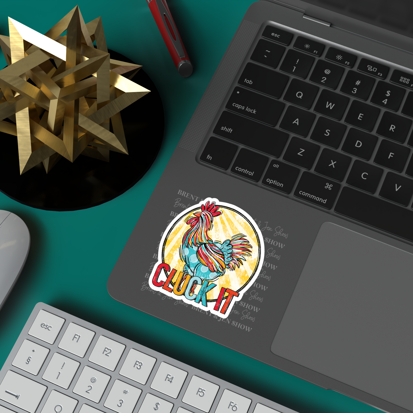Cluck It Sticker