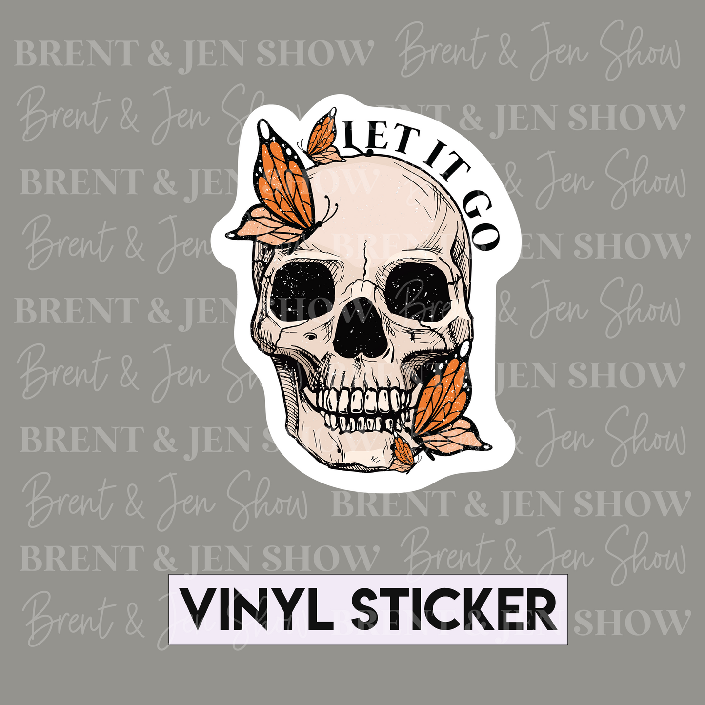 Let It Go Vinyl Sticker