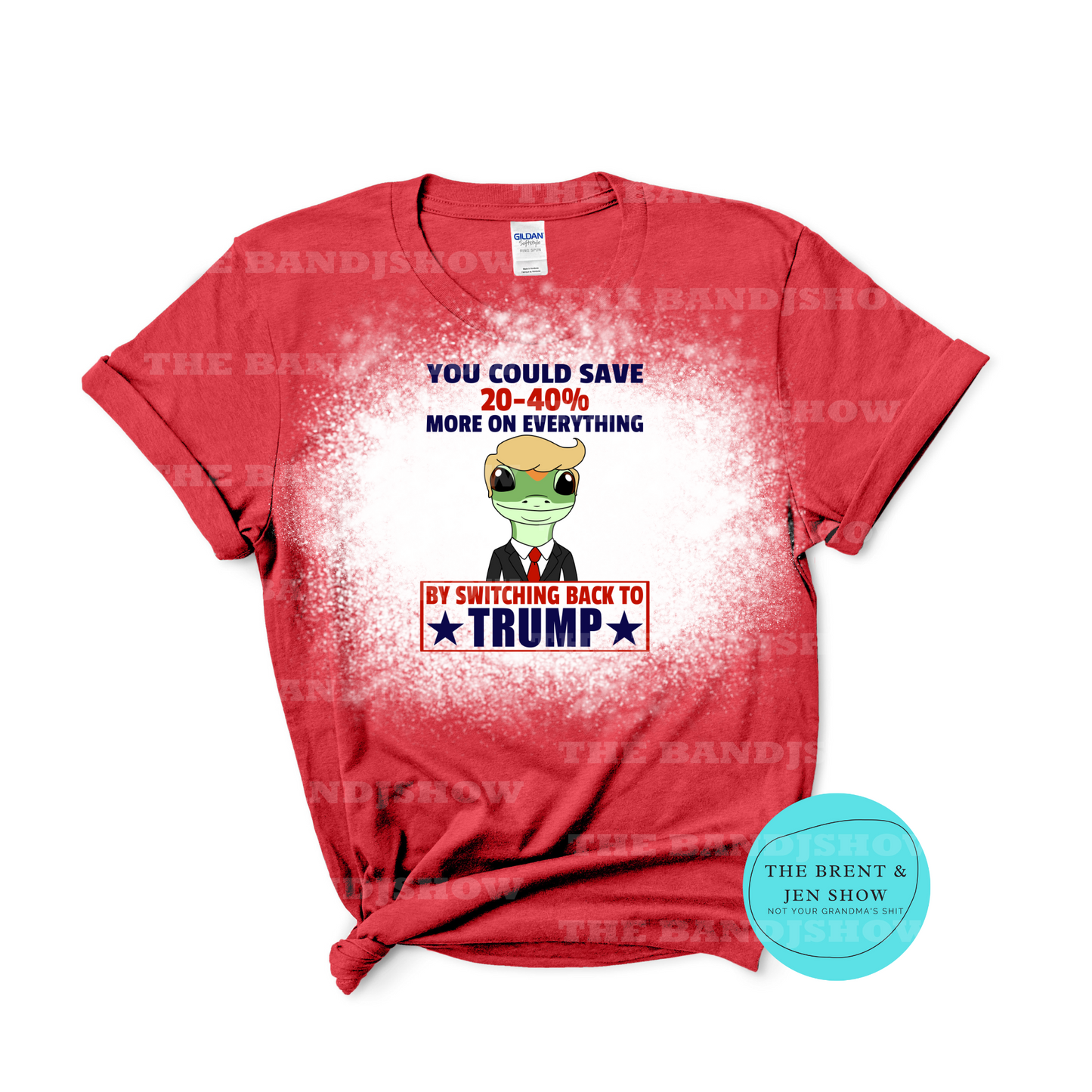 Lizard Switching Back to Trump Shirt