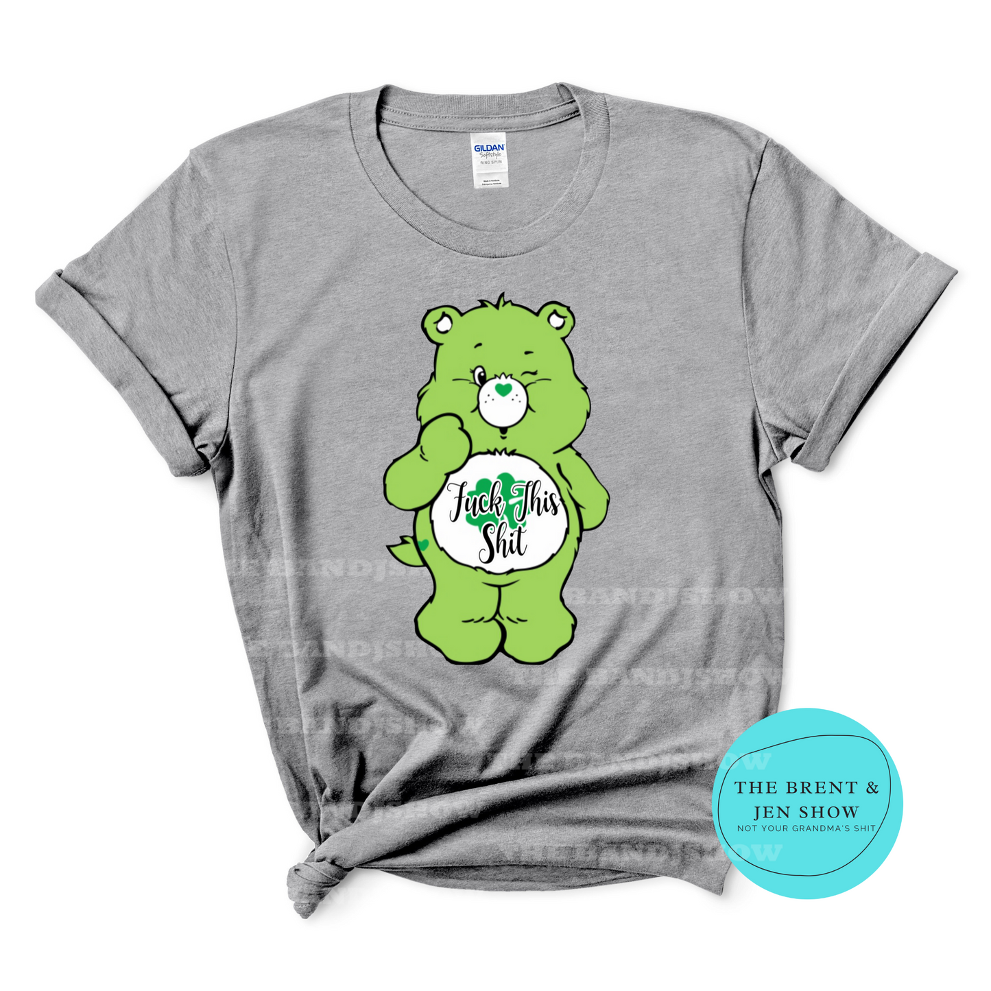 Green Swear Bear T-Shirt
