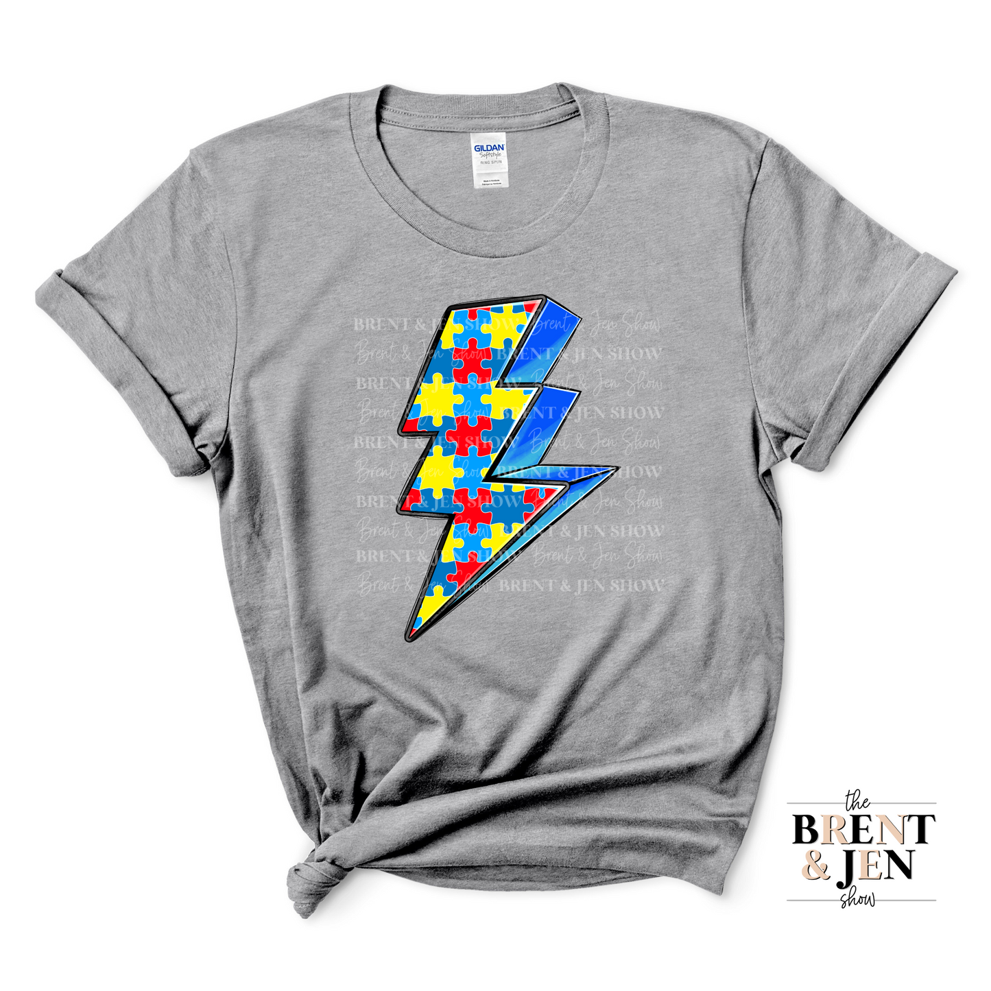 Autism Lightning Bolt T-Shirt