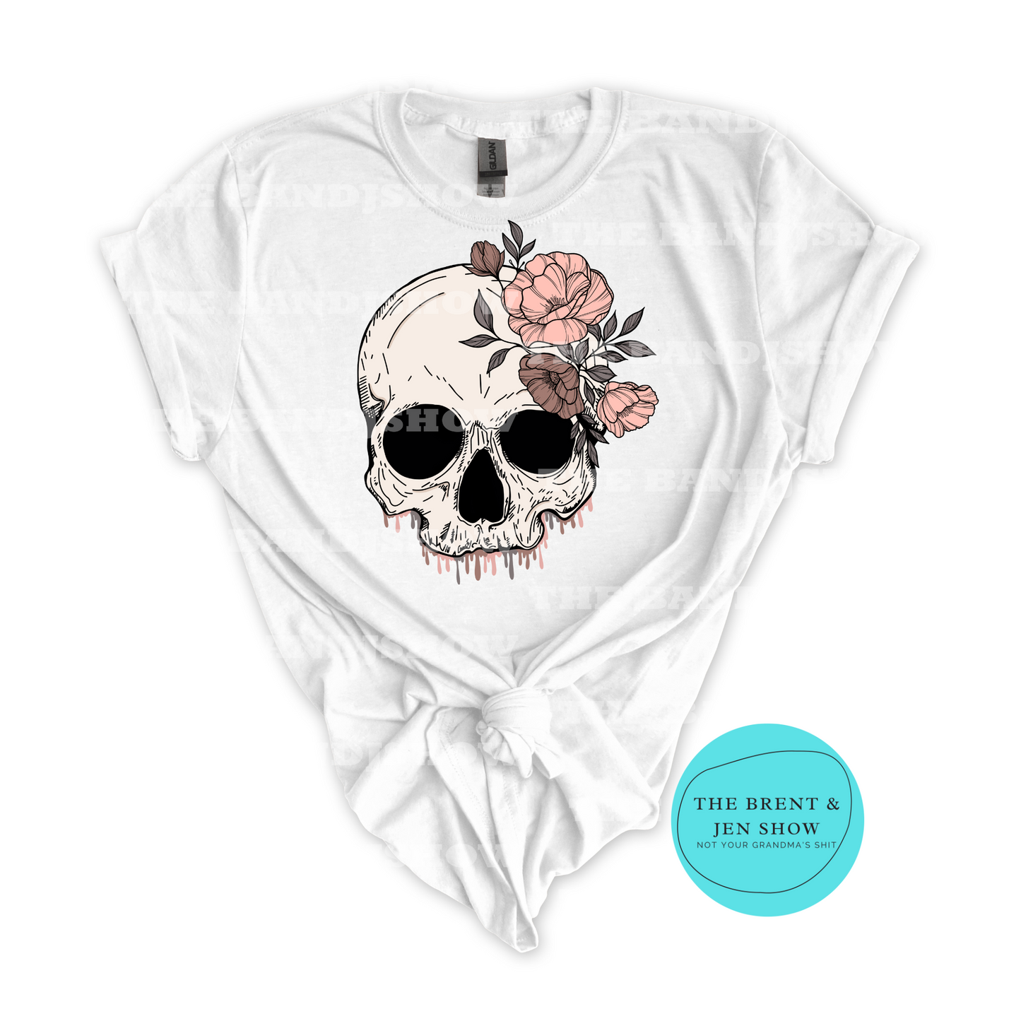 Floral Skull T-Shirt