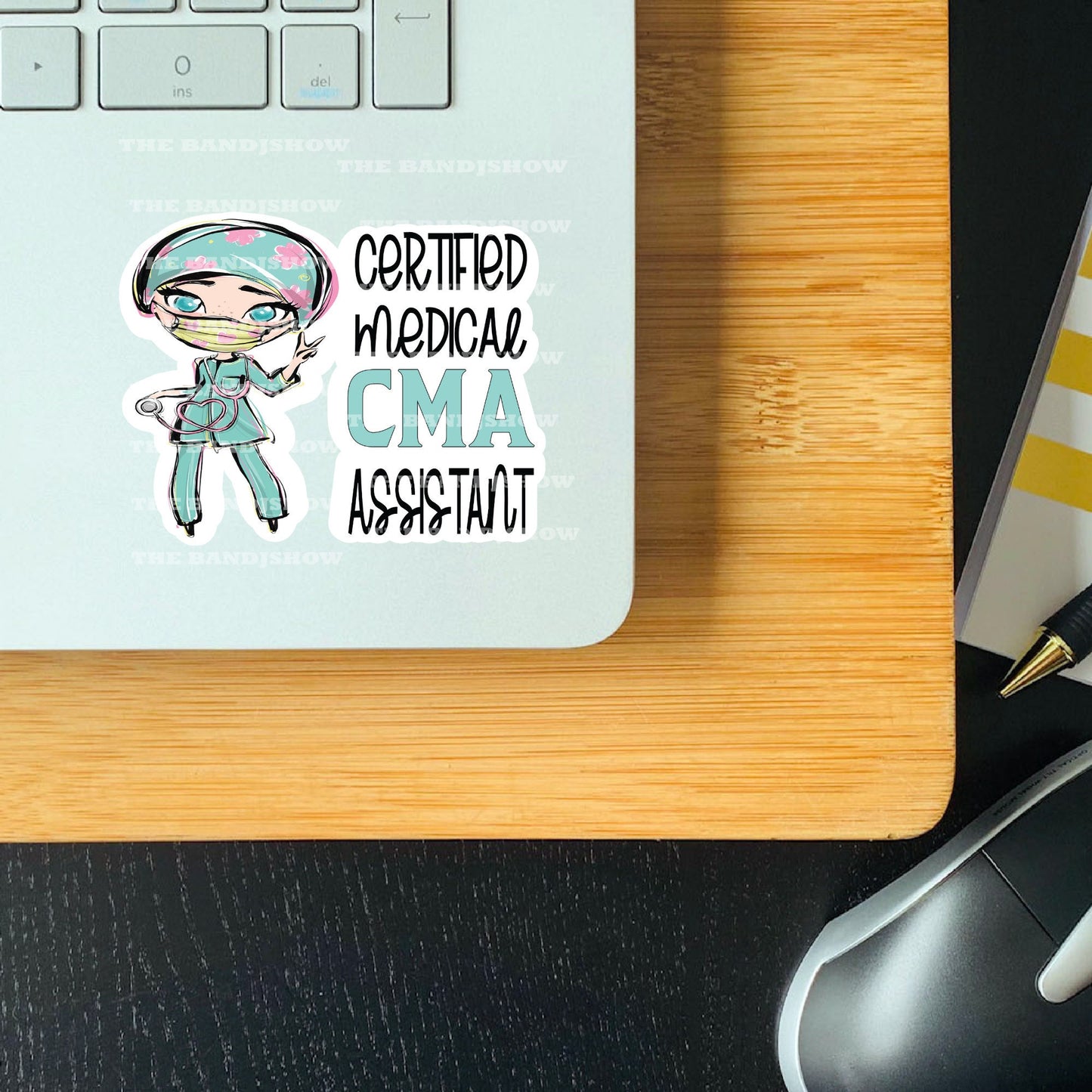 Certified Medical Assistant - Sticker - Decal - Vinyl Sticker - Decal - Tumblers, Windows, Laptops etc.