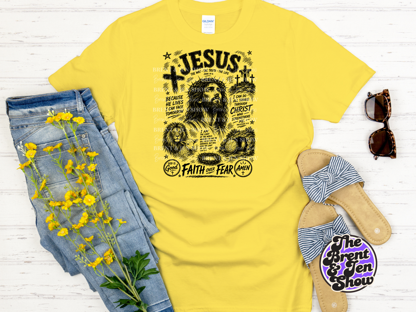 Jesus Collage T-Shirt