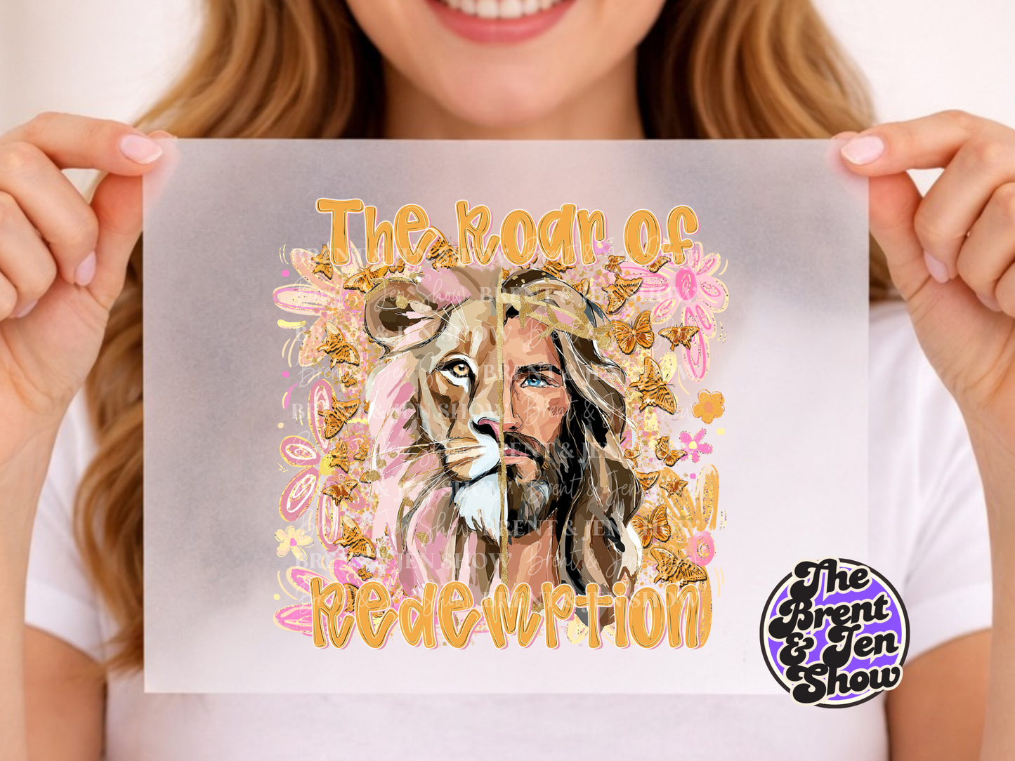 The Roar of Redemption DTF/Sublimation Transfer, Ready to Press