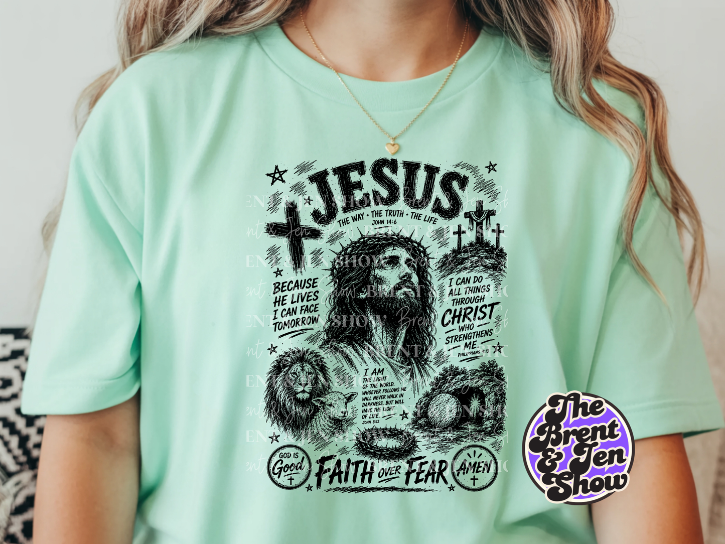 Jesus Collage T-Shirt