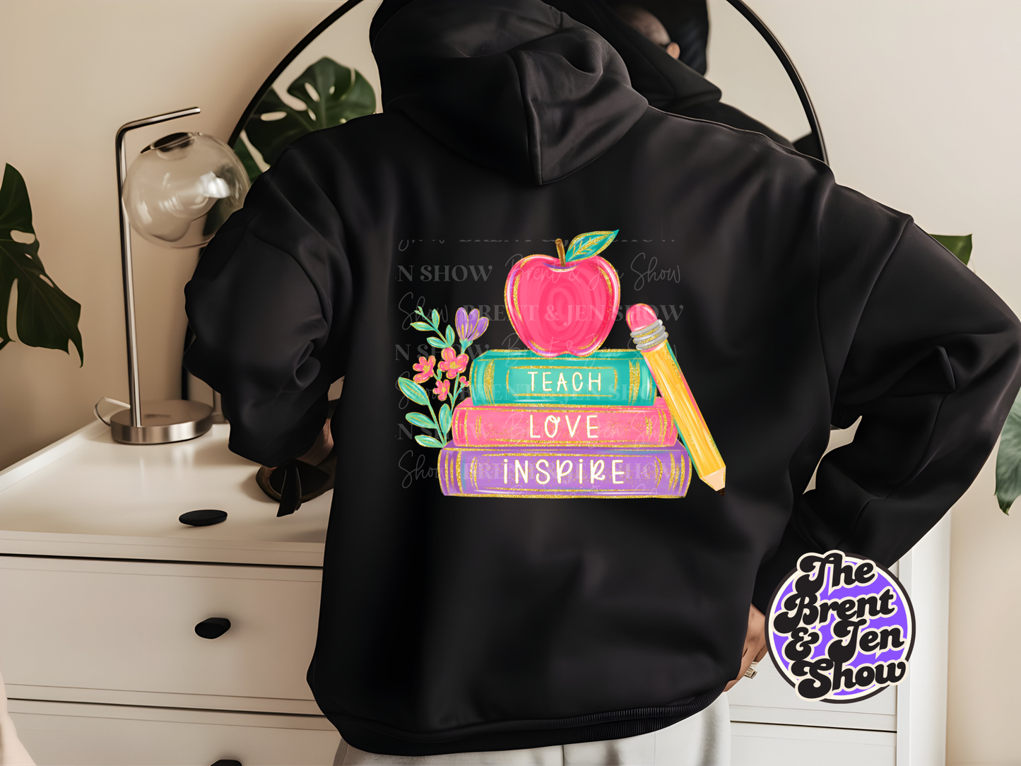 Teach Love Inspire DTF/Sublimation Transfer, Ready to Press