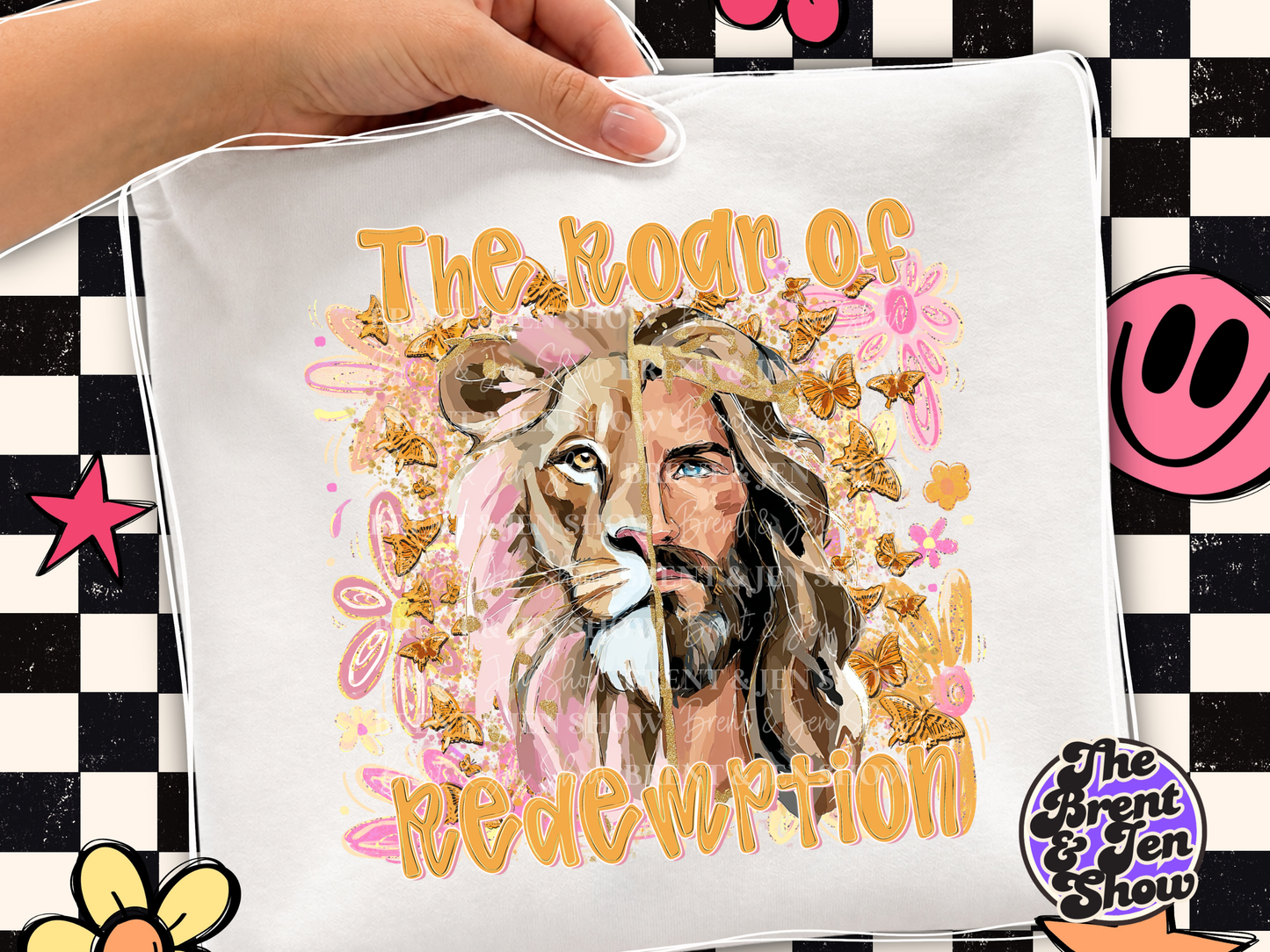 The Roar of Redemption DTF/Sublimation Transfer, Ready to Press