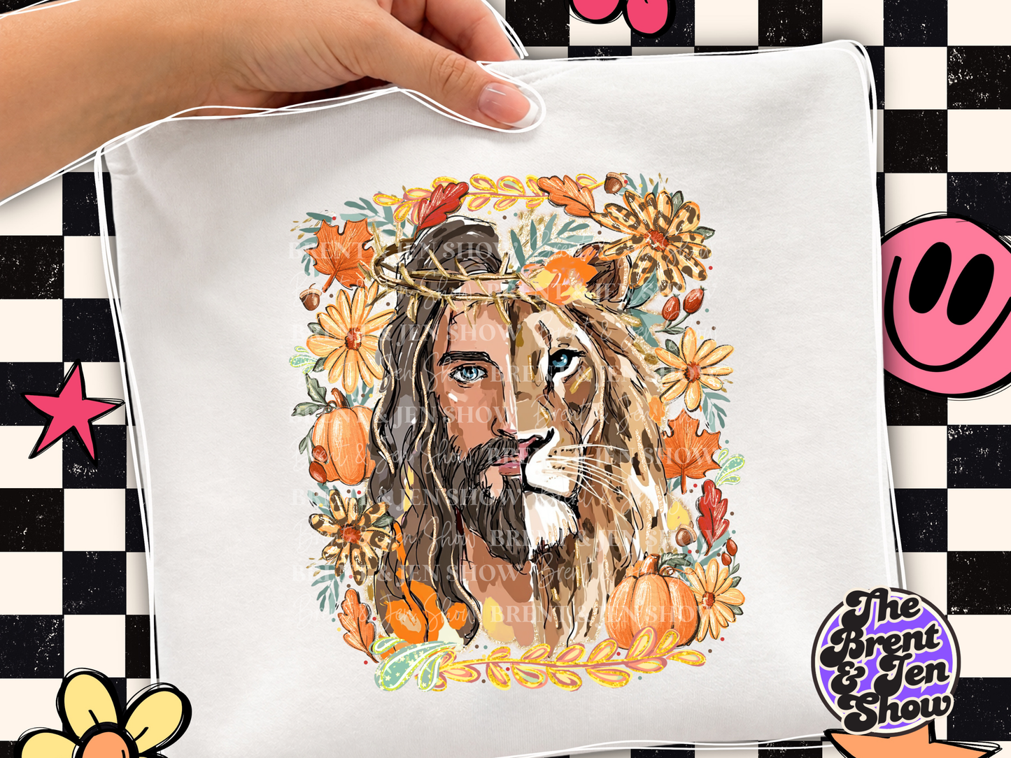 Fall Lion of Judah DTF/Sublimation Transfer, Ready to Press