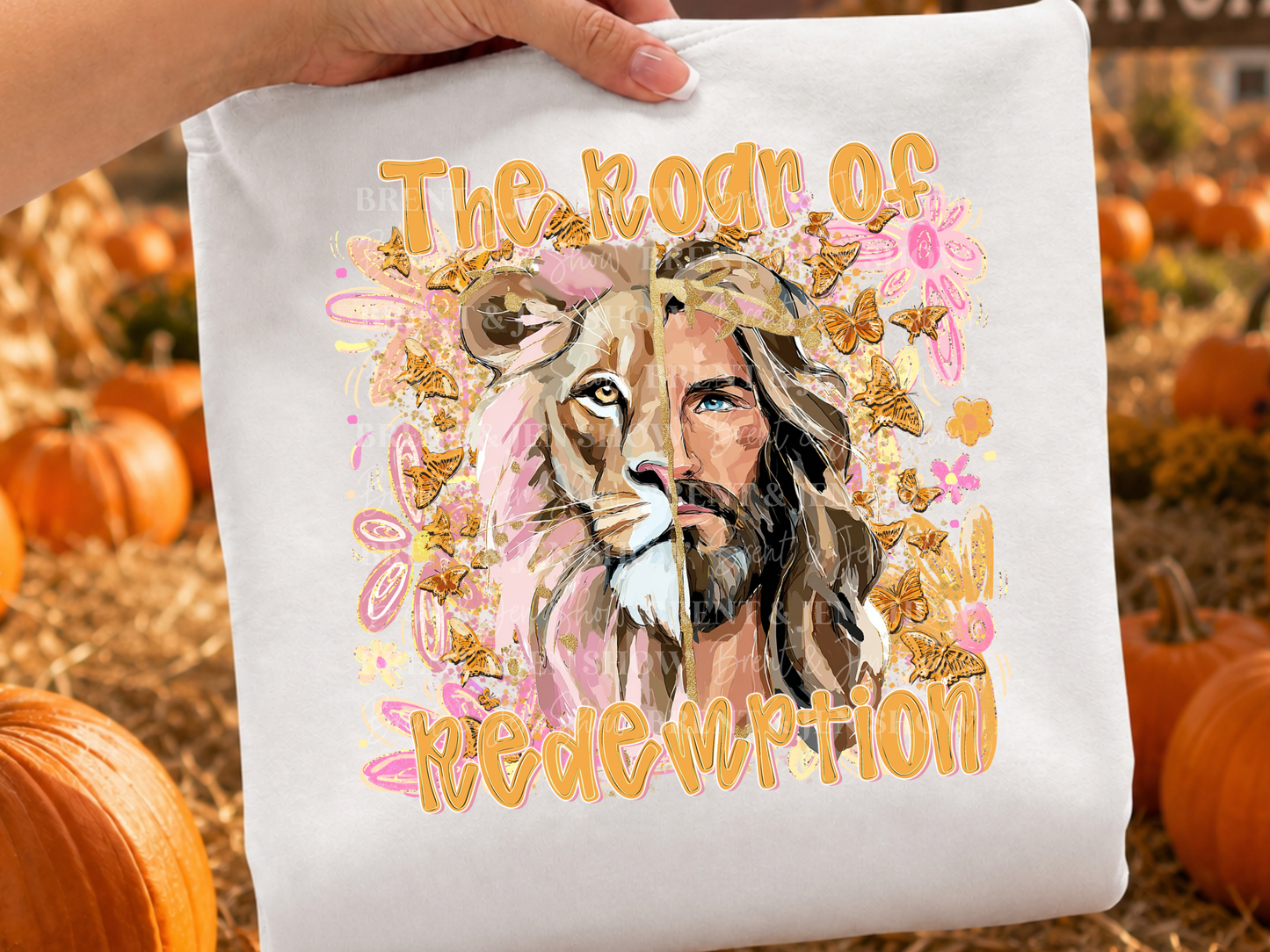 The Roar of Redemption DTF/Sublimation Transfer, Ready to Press