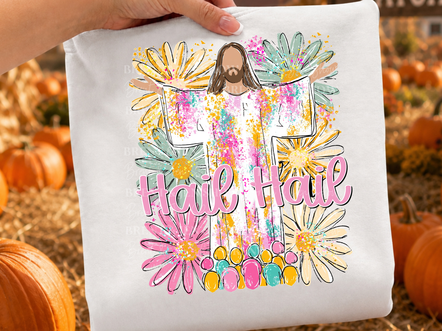 Hail Hail Jesus DTF/Sublimation Transfer, Ready to Press