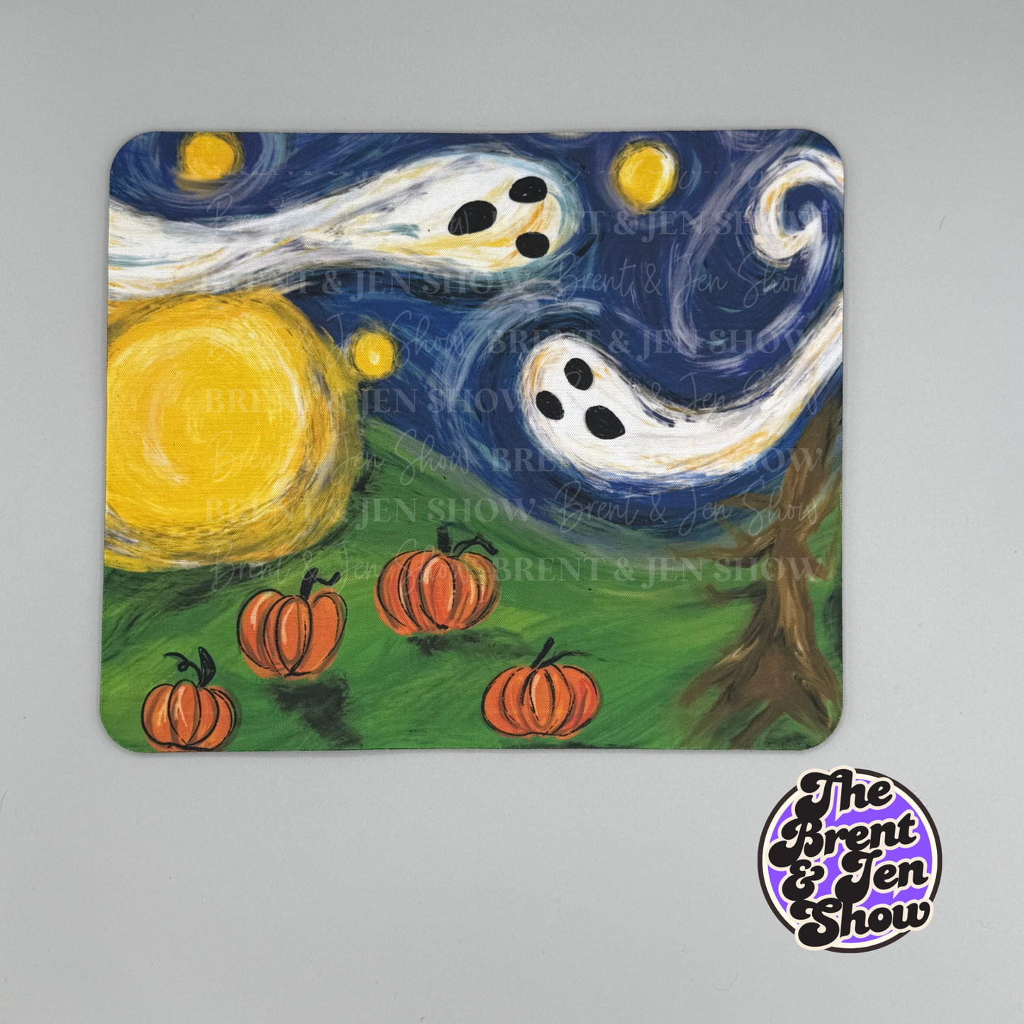 Spooky Van Ghosts Mousepad