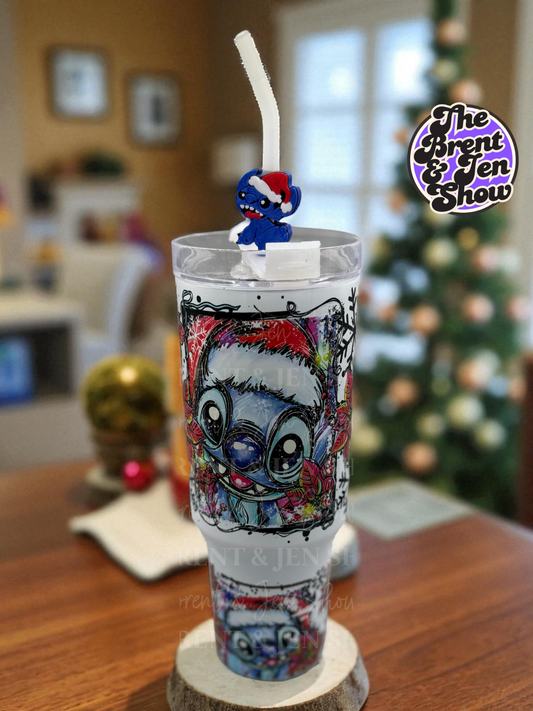 Christmas Blue Guy Tumbler 40oz Tumbler