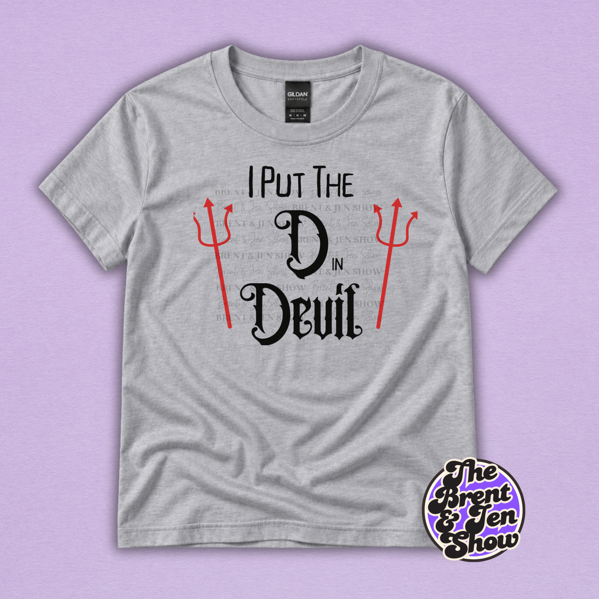 Matching Devil Couple Shirts, Funny His and Hers  Tees