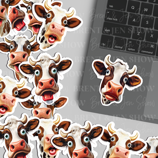 Funny Cow Sticker Pack