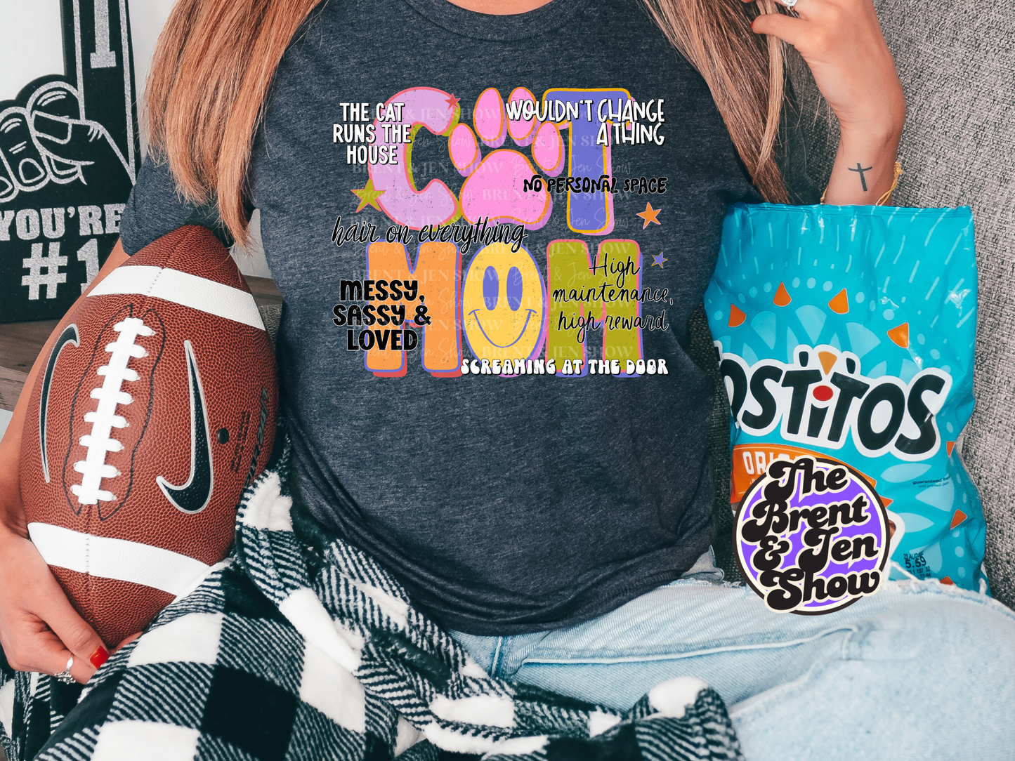 Cat Mom T Shirt