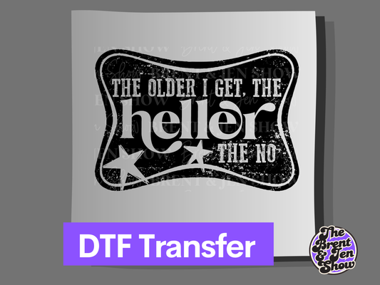 The Heller The No DTF Transfer, Ready to Press Sublimation Heat Transfer,