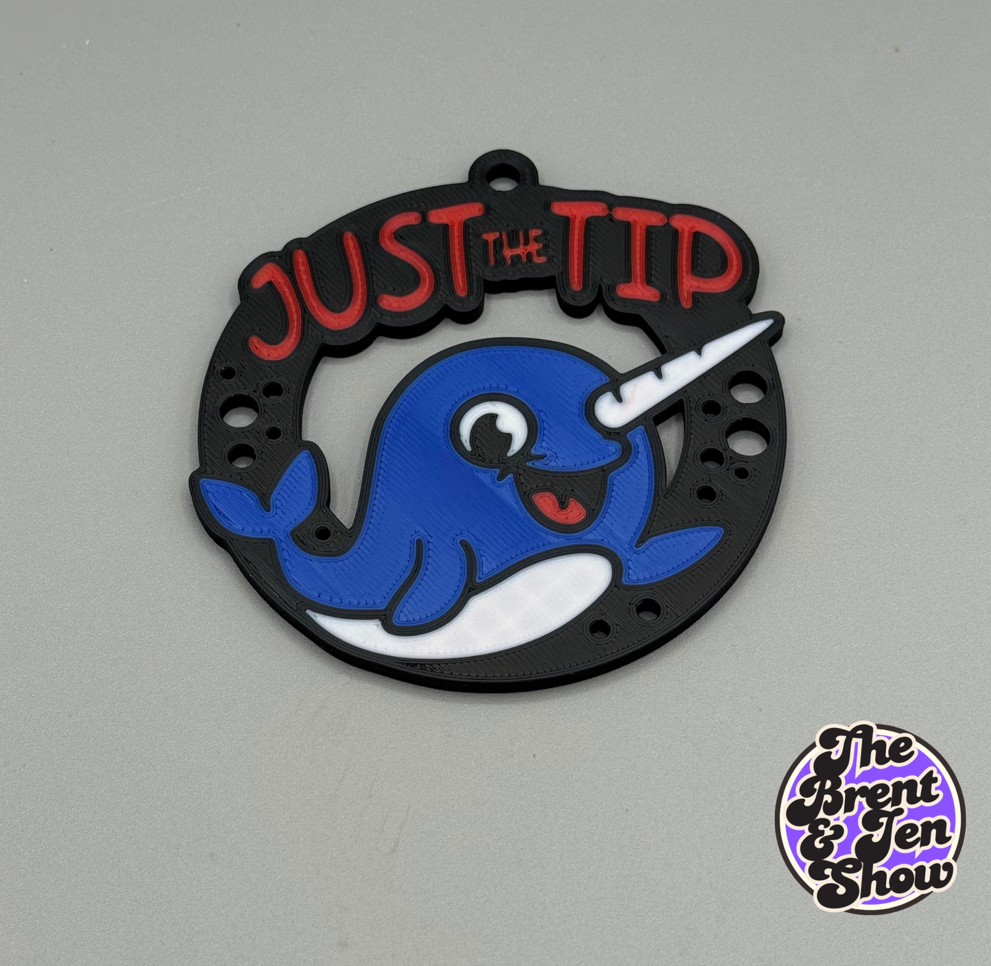 JUST THE TIP Narwhal Ornament
