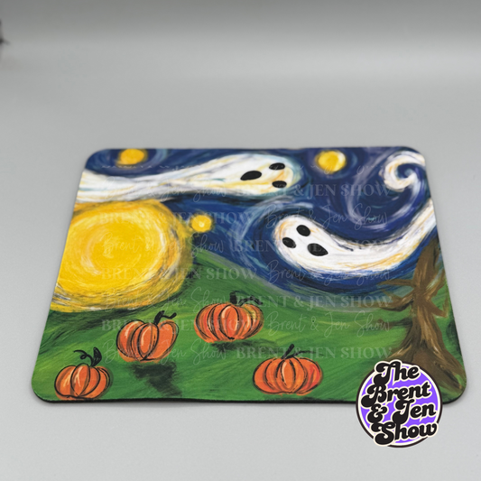 Spooky Van Ghosts Mousepad