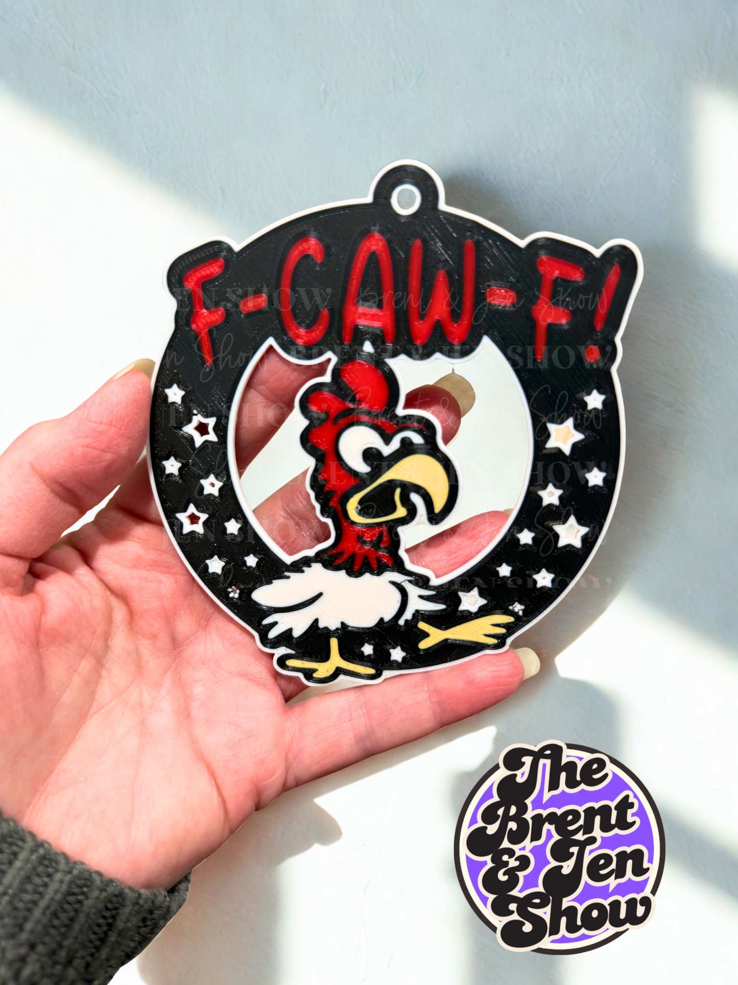 F-CAW-F!: 3D Printed PLA Ornament