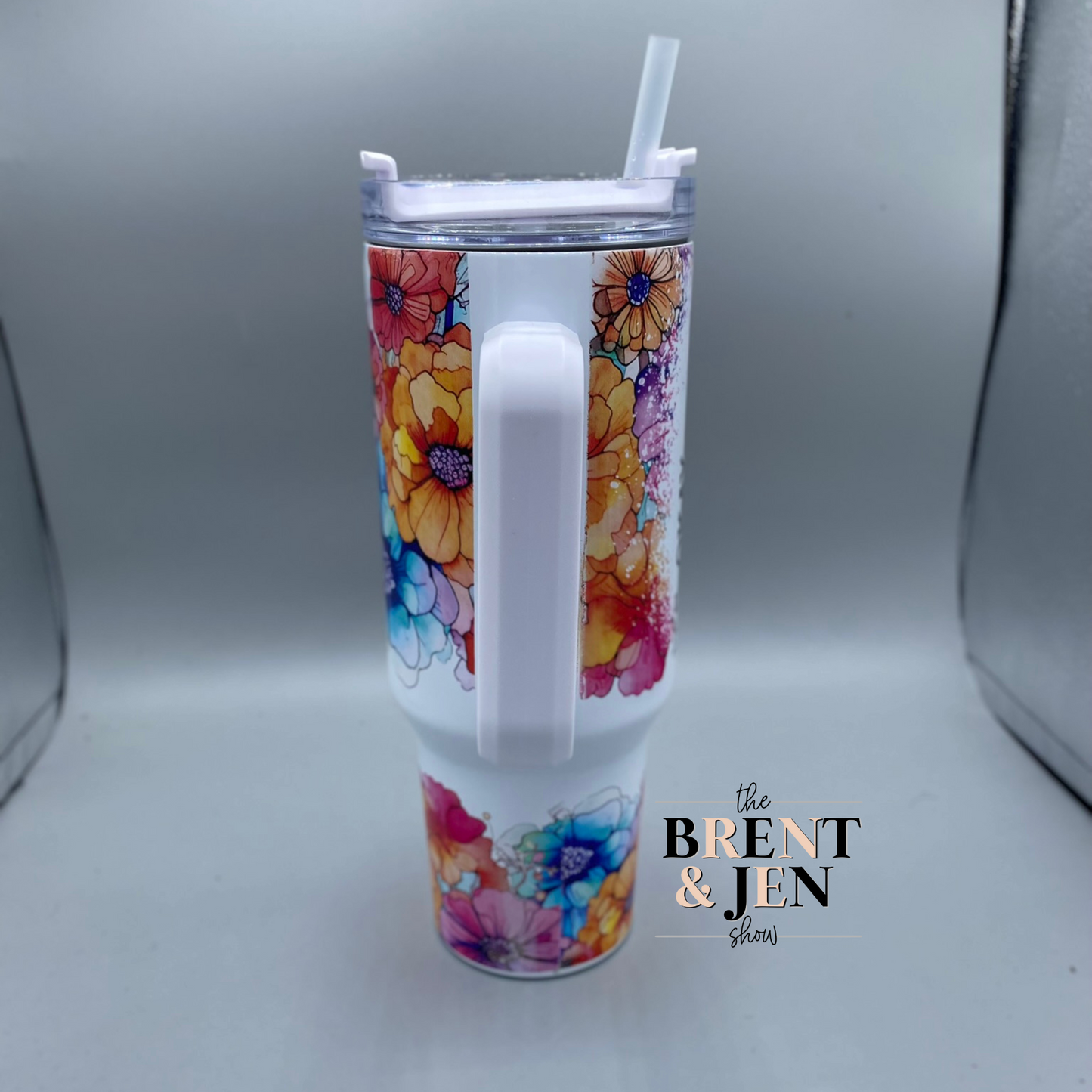 It's Okay Not To Be Okay Floral 40oz Tumbler