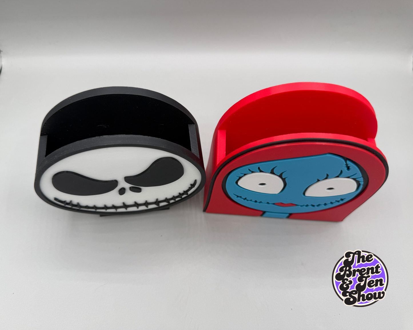 3D Printed Jack & Sally Pen Holder Set
