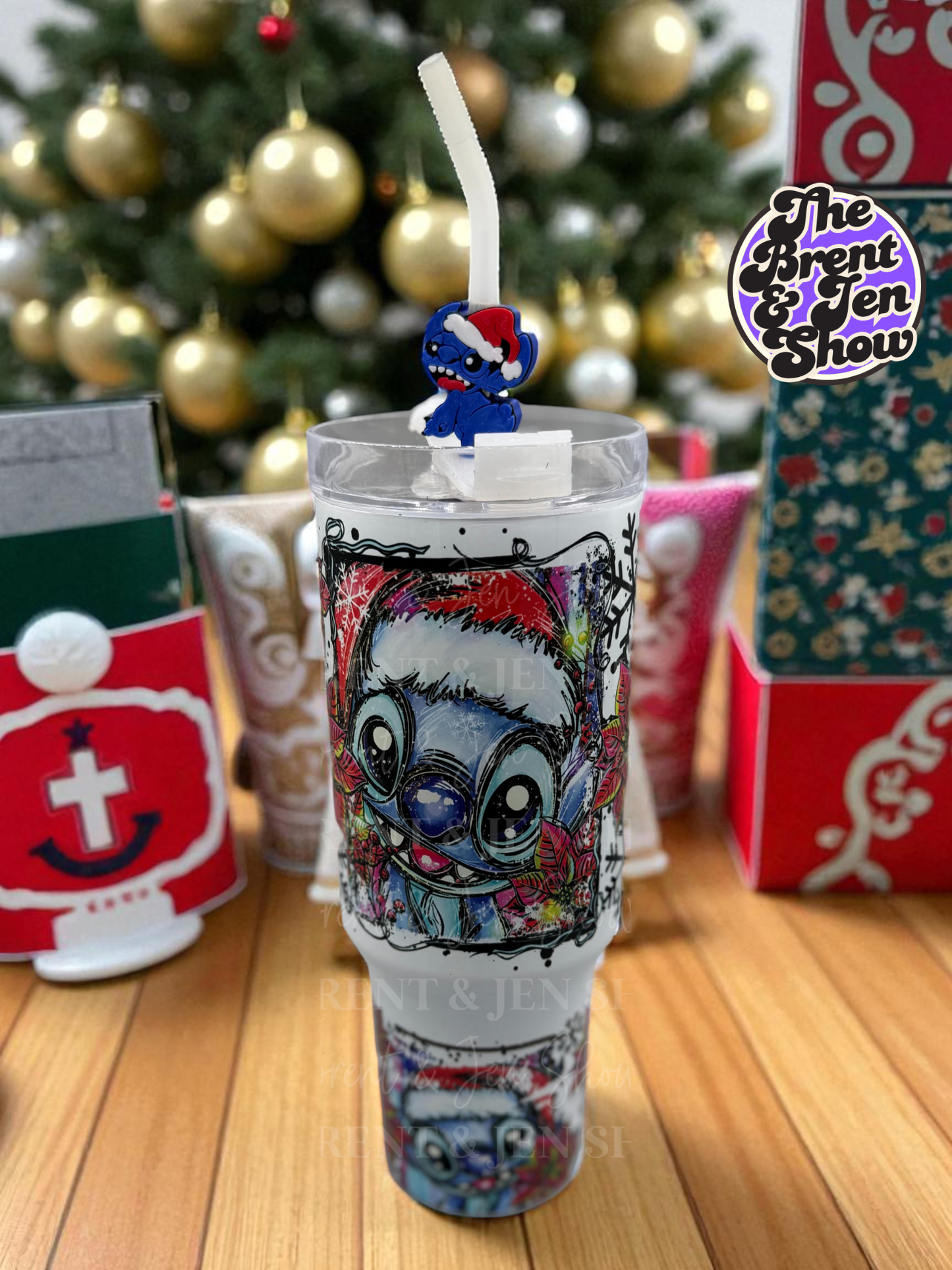 Christmas Blue Guy Tumbler 40oz Tumbler