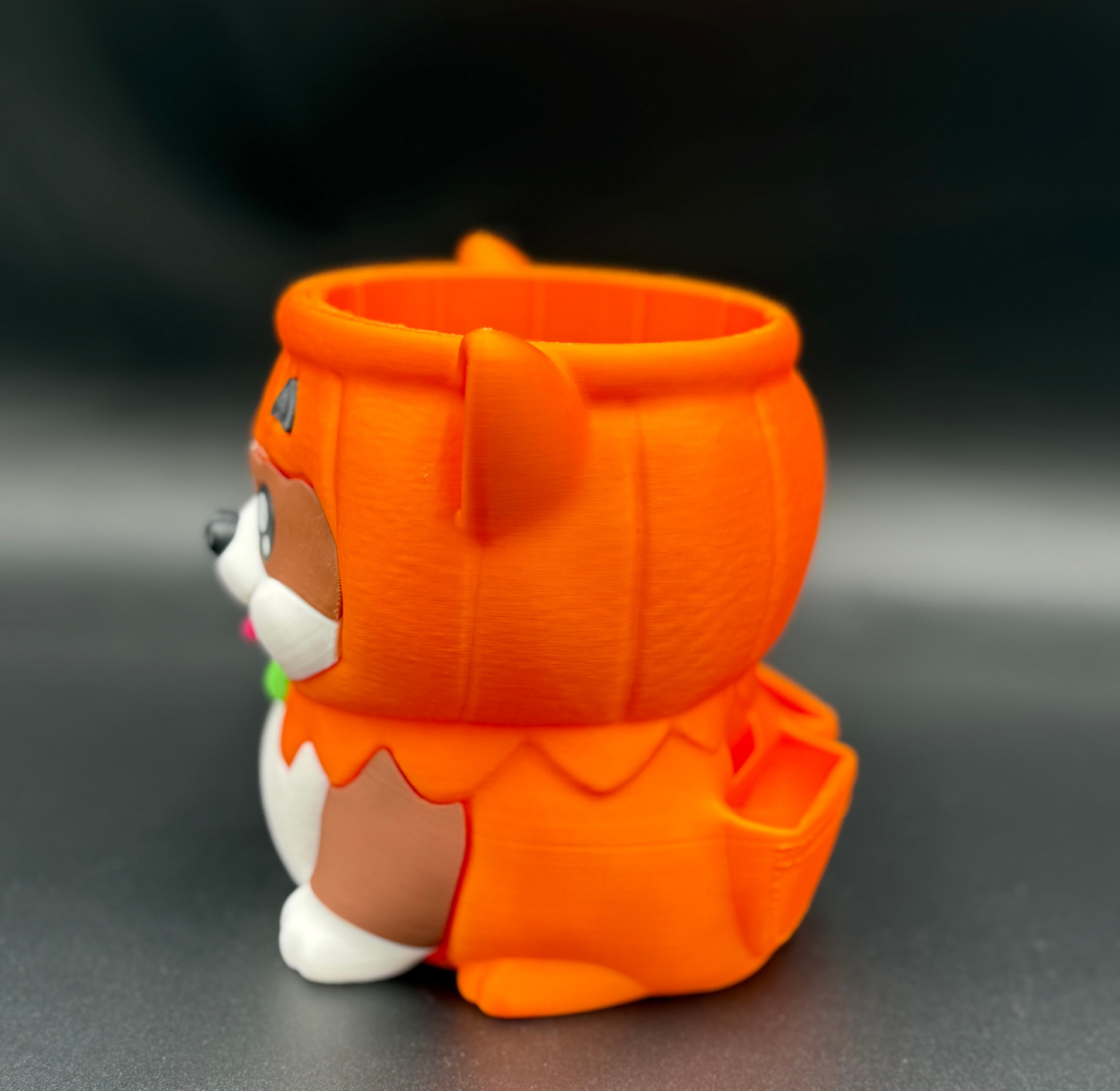Kevin the Corgi Pumpkin Ice Cream Pint Holder