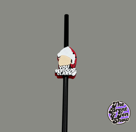 You Serious Clark? Straw Topper | 3D Printed PLA Drink Accessory