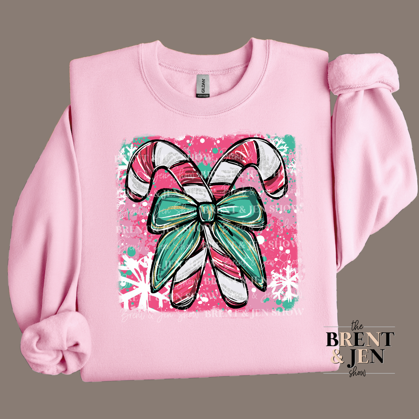 Cute Candy Cane Sweatshirt