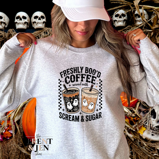 Freshly Boo'd Coffee Sweatshirt