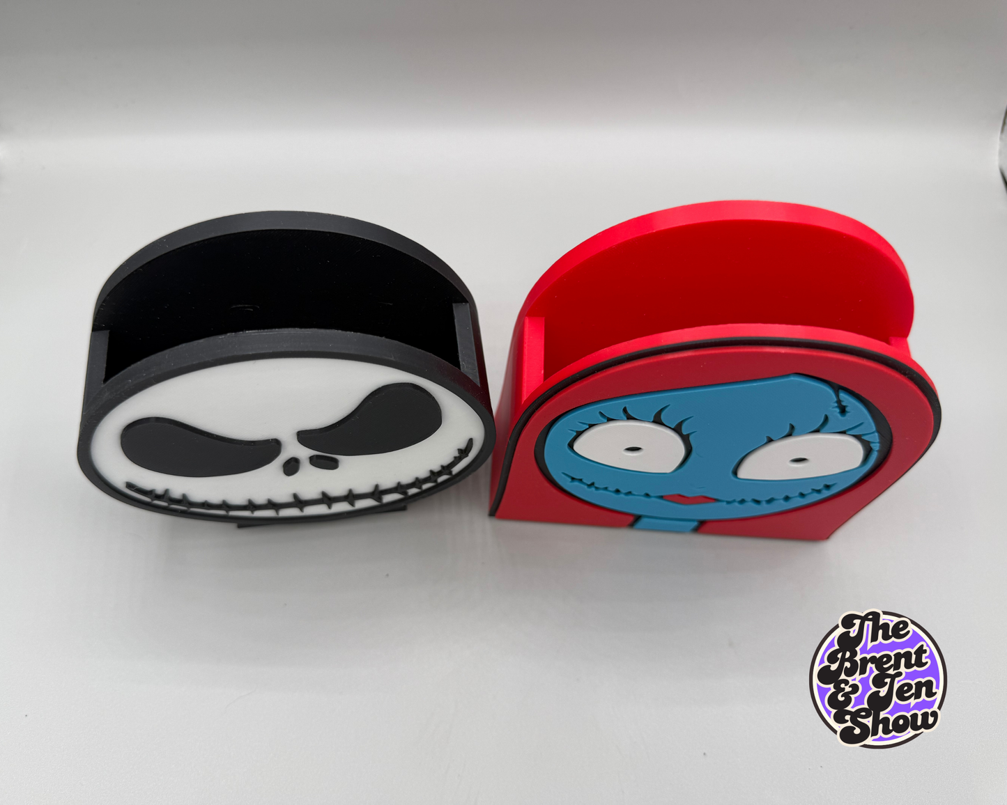 3D Printed Jack & Sally Pen Holder Set