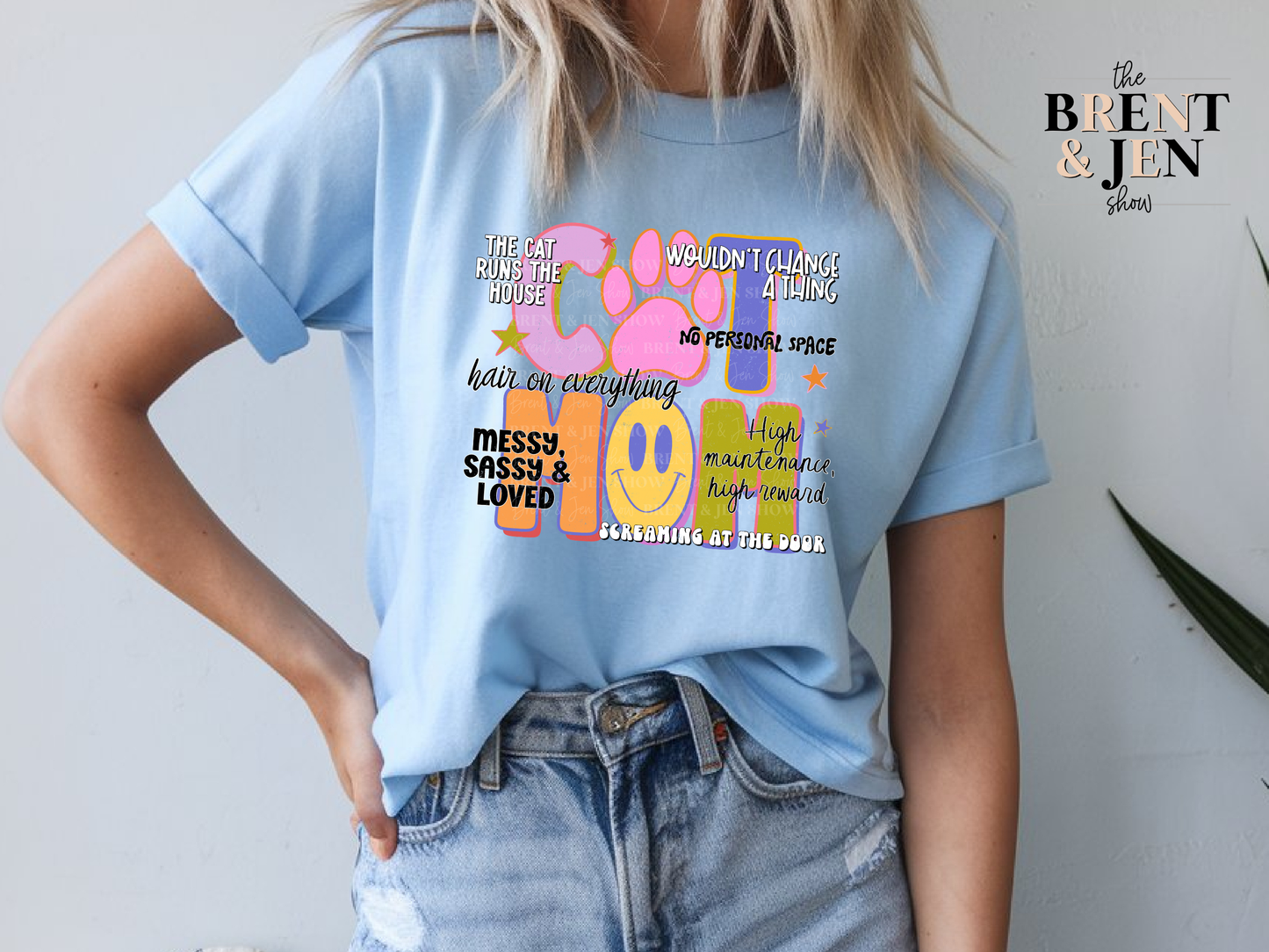 Cat Mom T Shirt