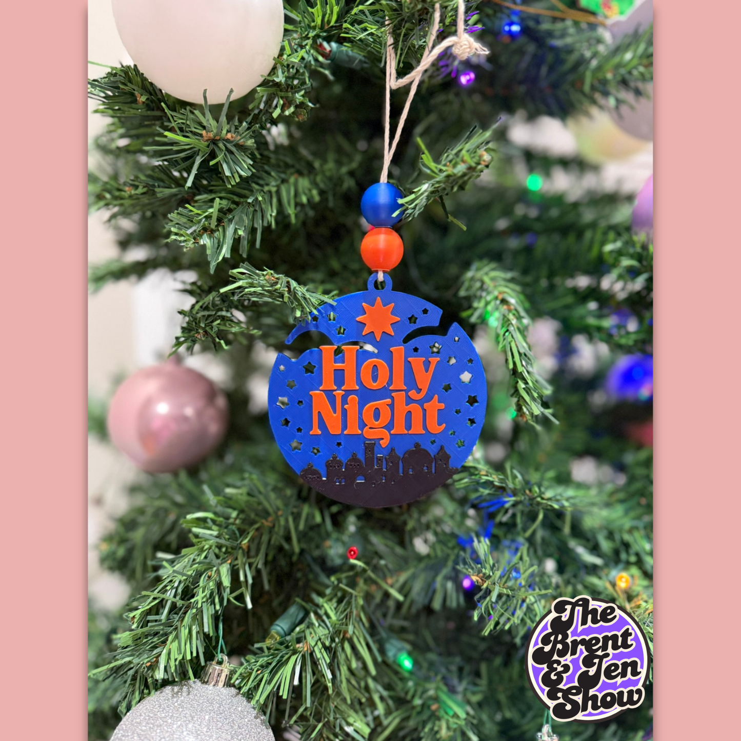 O Holy Night Ornament, Nativity Scene Christmas Decor, Christian Faith Gift