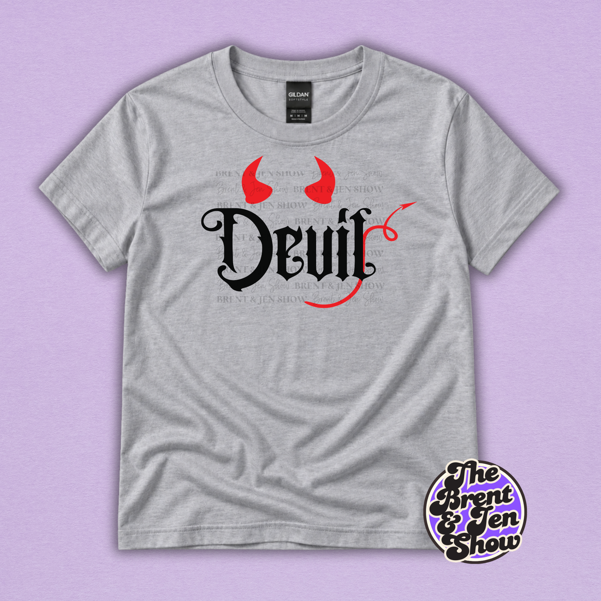 Matching Devil Couple Shirts, Funny His and Hers  Tees
