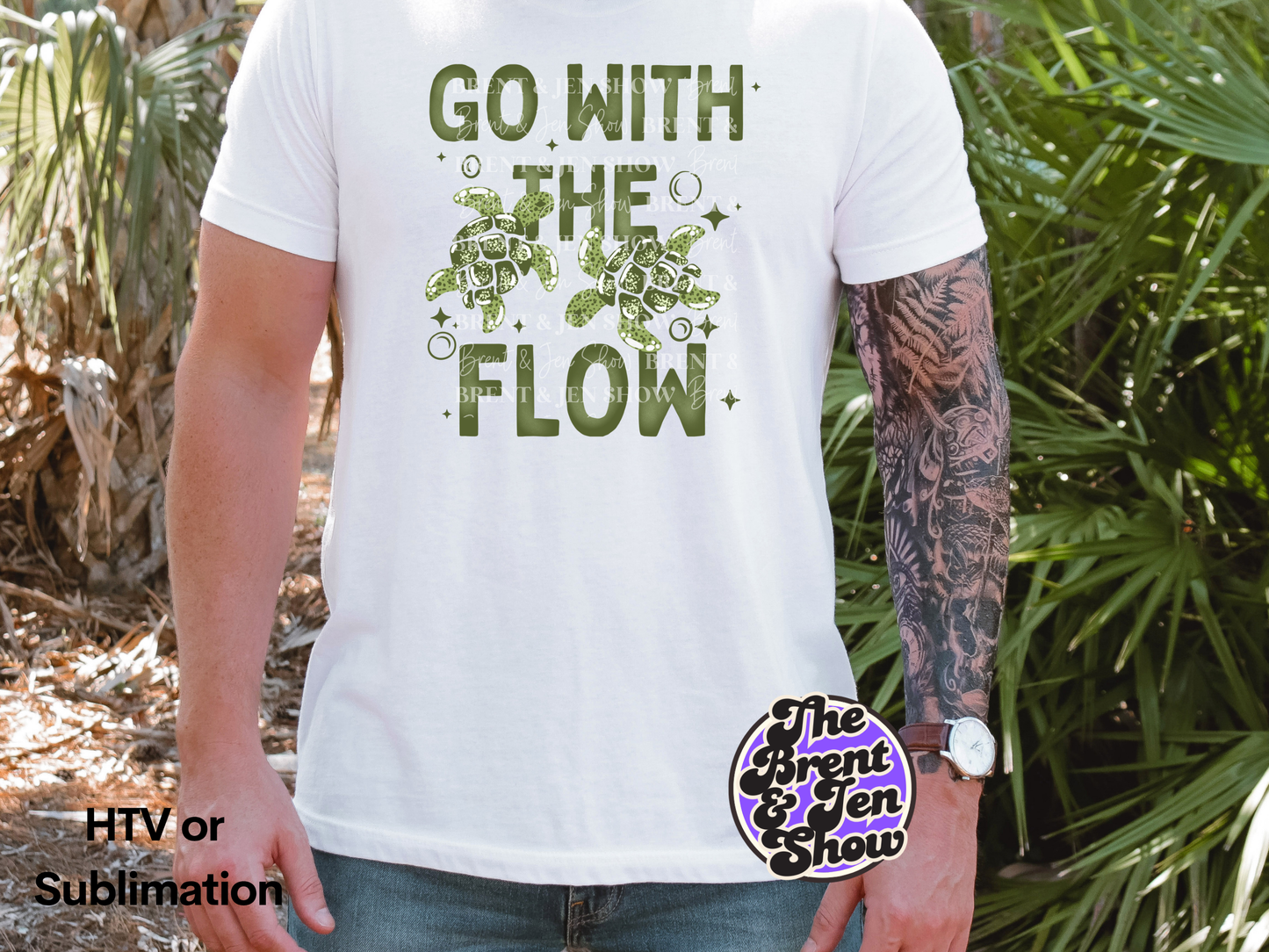 Go With The Flow Transfer DTF/Sublimation