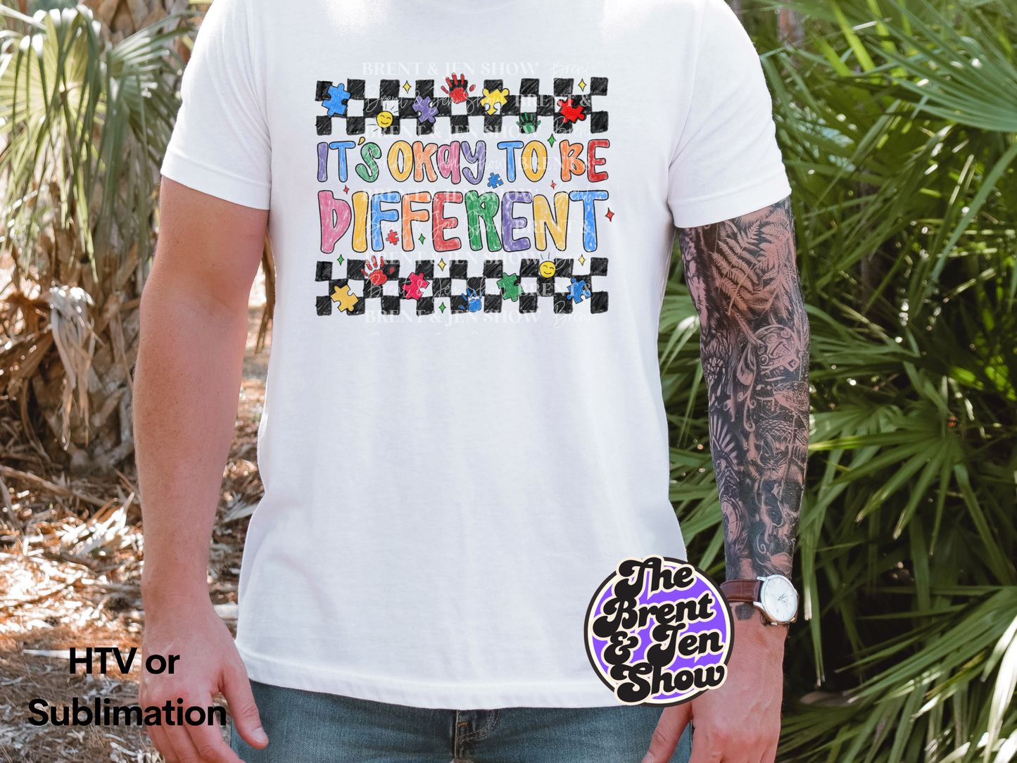 It's Ok to Be Different Transfer DTF/Sublimation