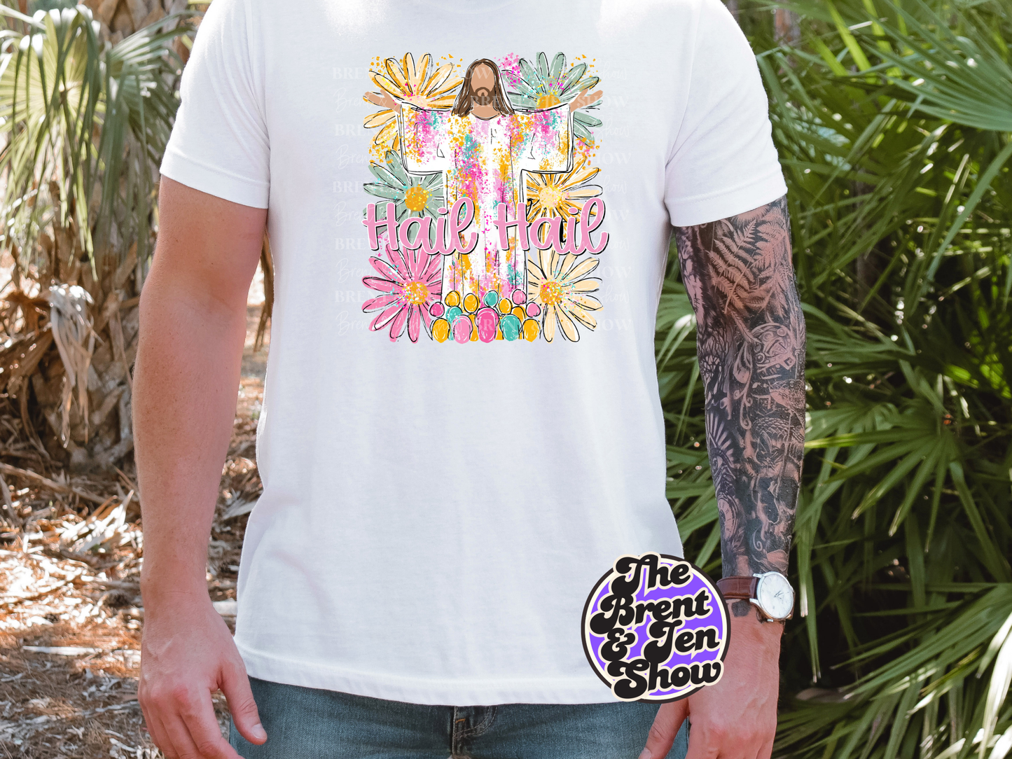 Hail Hail Jesus DTF/Sublimation Transfer, Ready to Press