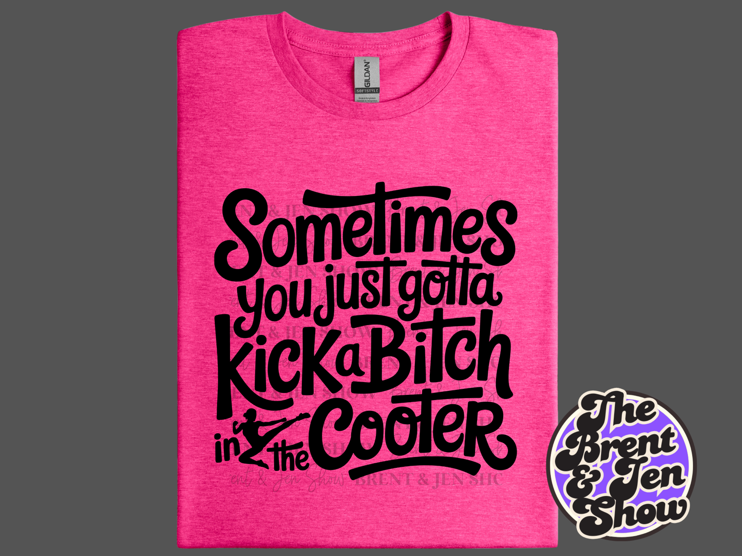 Sometimes You Just Gotta Kick a Bitch in the Cooter T-Shirt