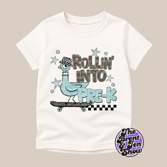 Rollin Into Pre-K Shirt