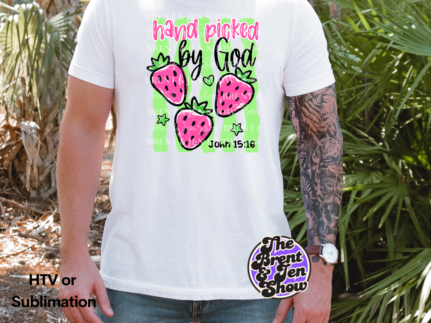 Hand Picked By God Transfer DTF/Sublimation
