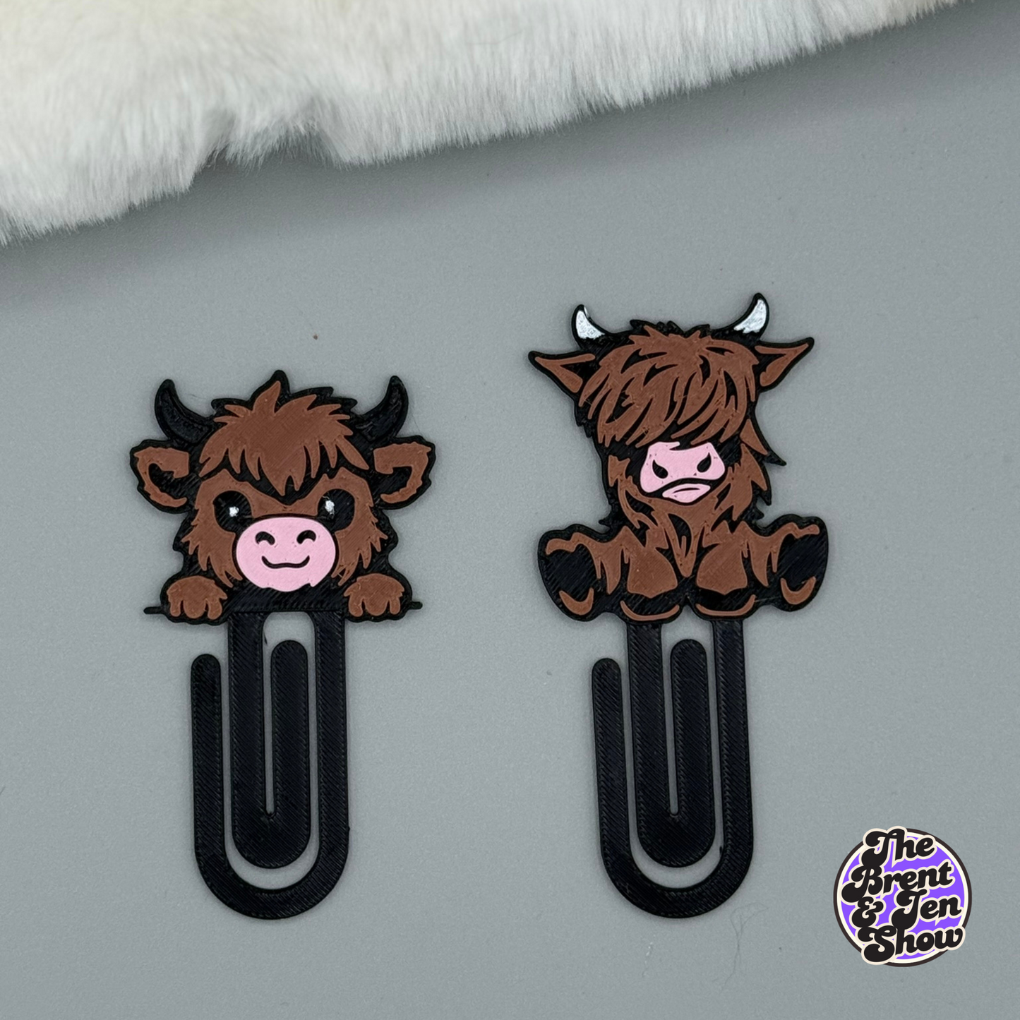 Cute Highland Cow Bookmark/Paperclip