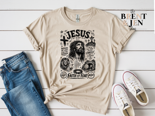 Jesus Collage T-Shirt