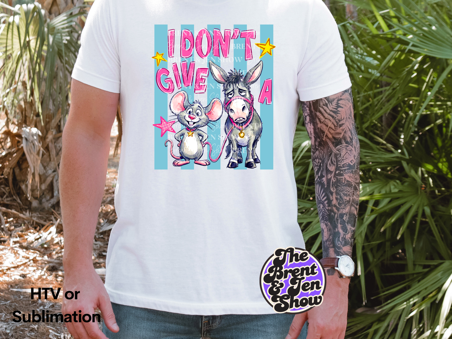 I Don't Give A Rats Ass Transfer DTF/Sublimation