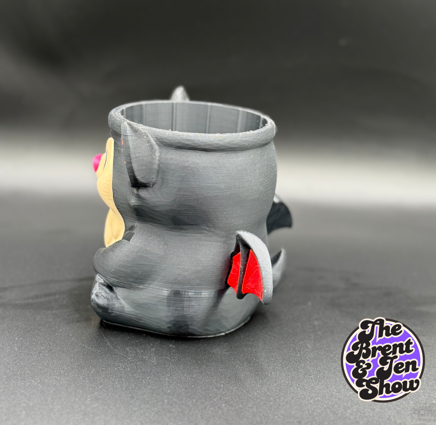 Bramble the Bat Ice Cream Pint Holder