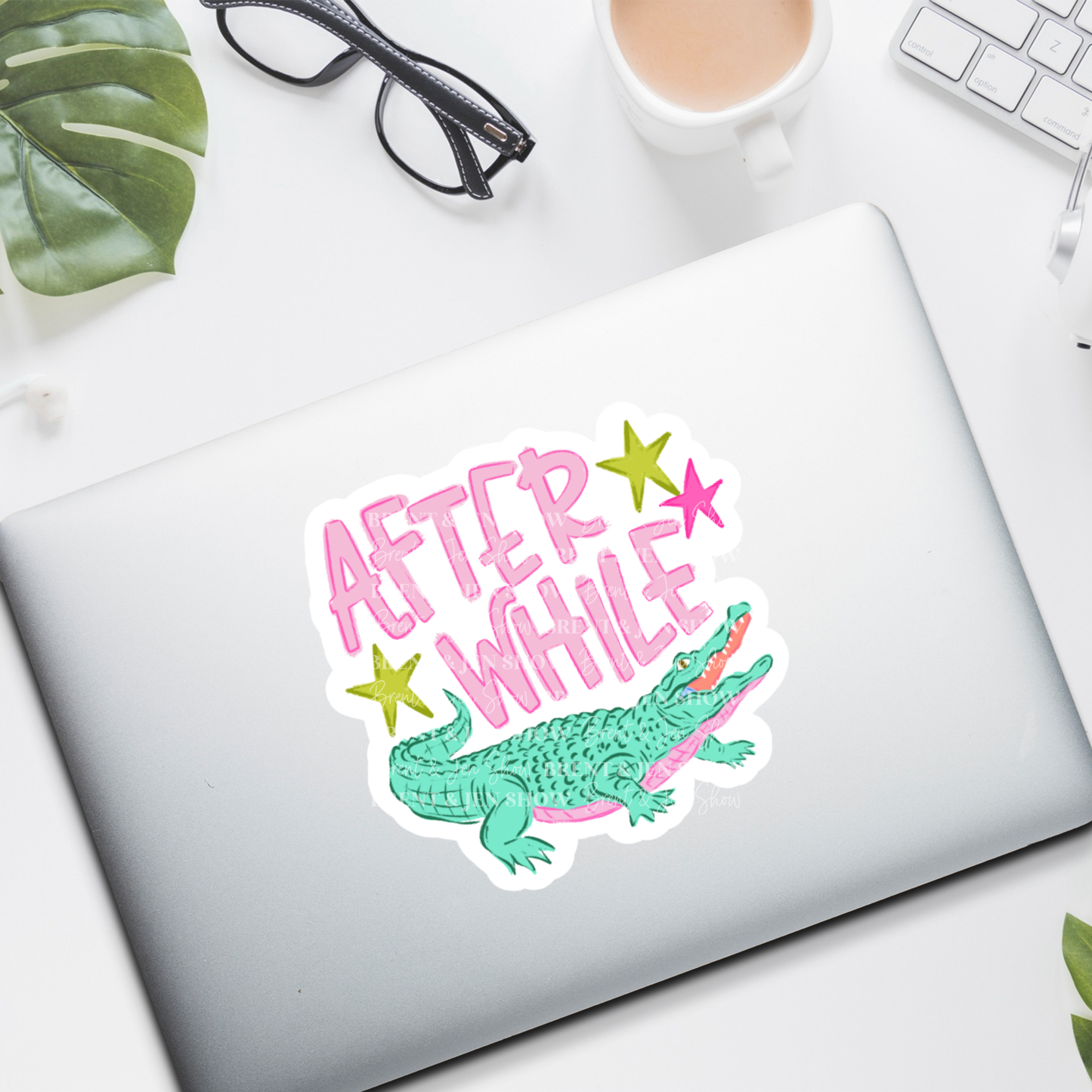 After While Crocodile Sticker