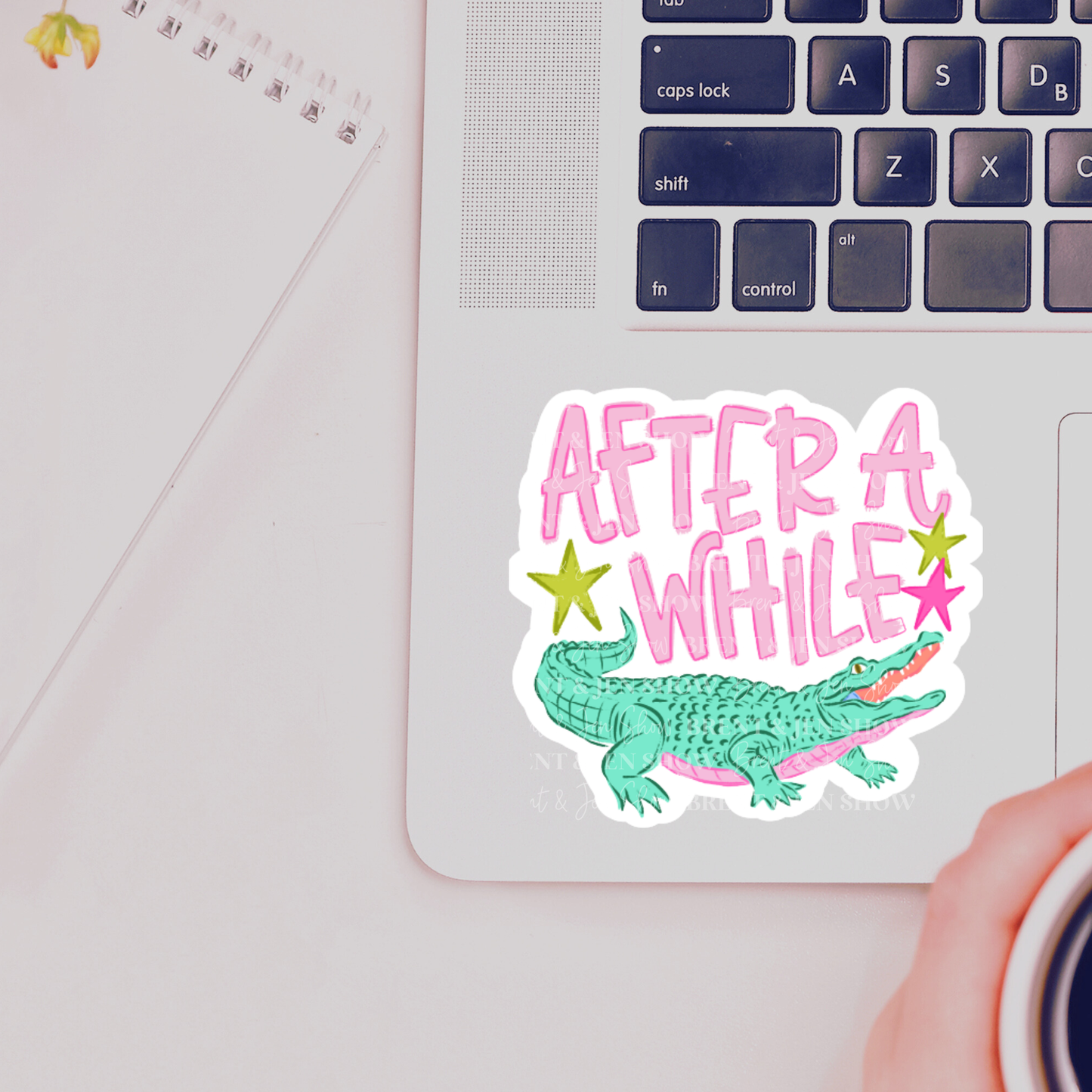 After A While Crocodile Sticker