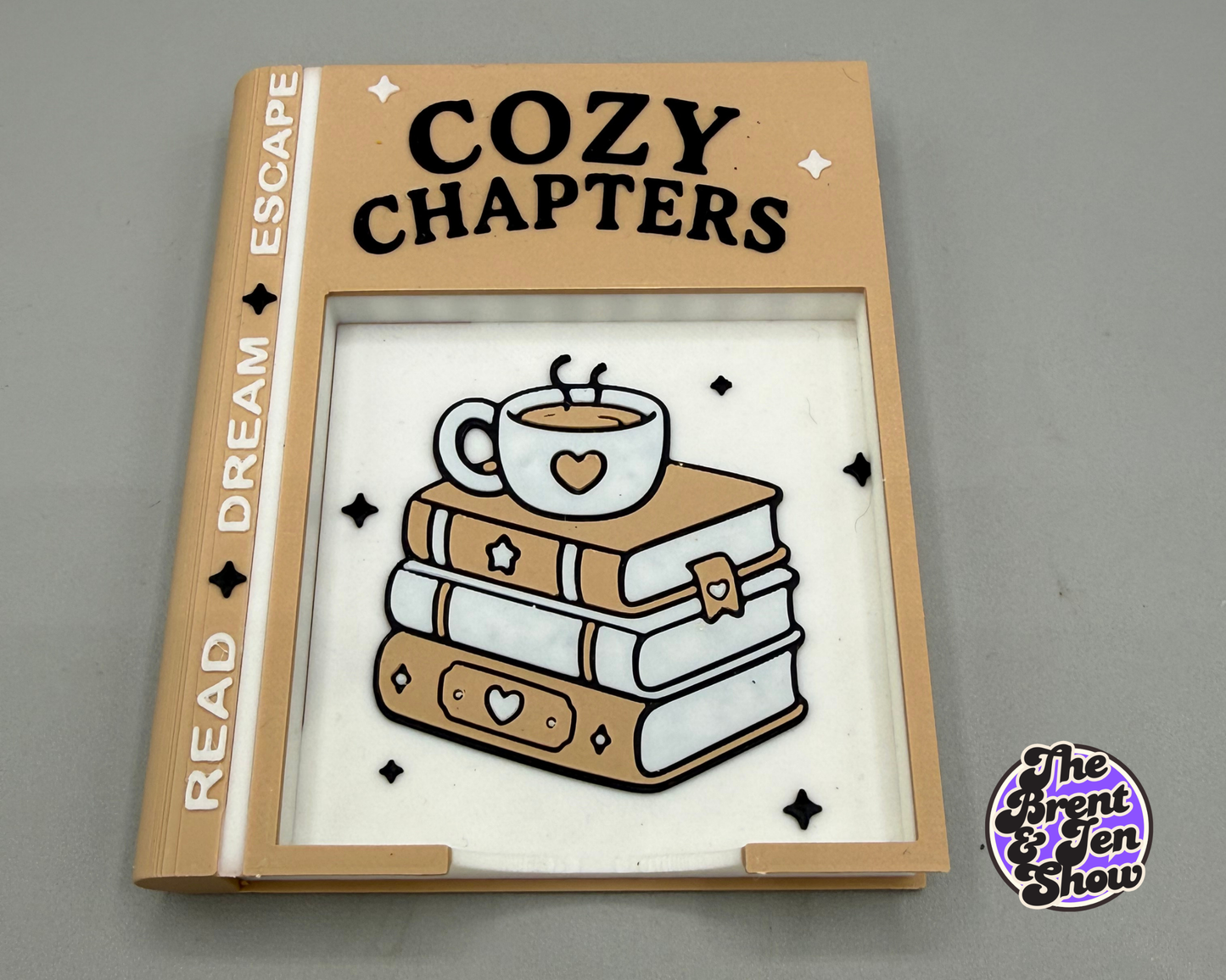 3D Printed Cozy Chapters Note Holder