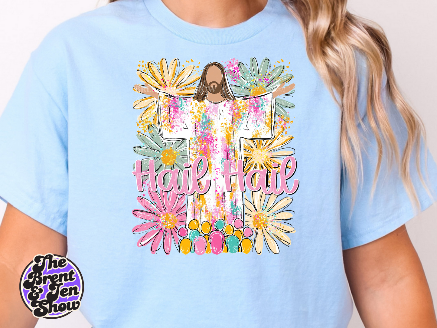 Hail Hail Jesus DTF/Sublimation Transfer, Ready to Press